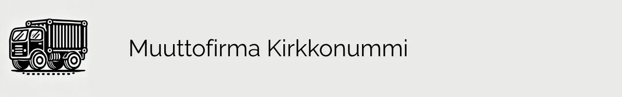 Muuttofirma Kirkkonummi