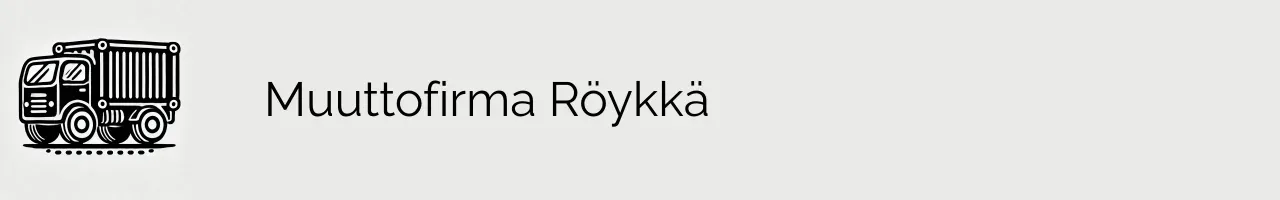 Muuttofirma Röykkä